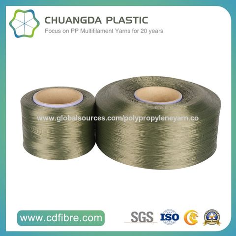 Hilo multifilamento verde militar verde oliva 1260D con protección UV para cinturón de equipaje