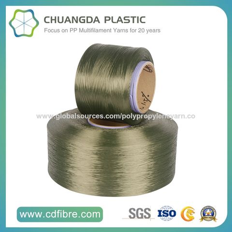Hilo multifilamento verde militar verde oliva 1260D con protección UV para cinturón de equipaje