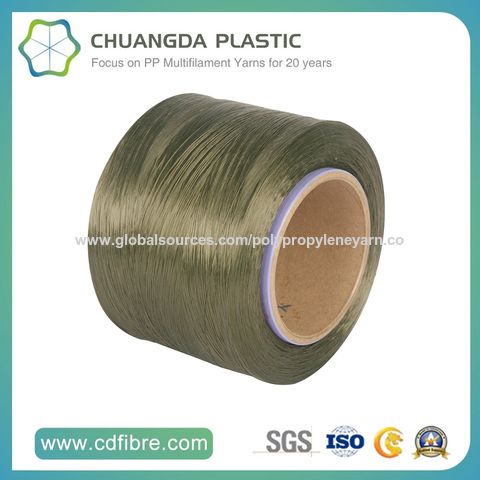 Hilo multifilamento verde militar verde oliva 1260D con protección UV para cinturón de equipaje
