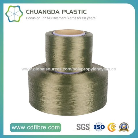 Hilo multifilamento verde militar verde oliva 1260D con protección UV para cinturón de equipaje