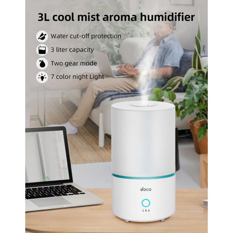 Compre Humidificador De Aire Ultrasónico De Alta Capacidad Para El  Hogar/oficina/habitación Grande y Humidificador Para El Hogar de China por  12.9 USD