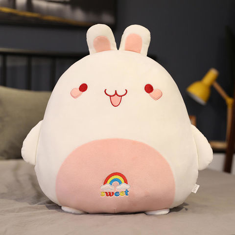 Chick, pig, cow. Squishmallow. Cute soft plush toy. Pillow