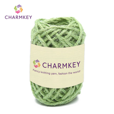 High Quality Colorful Hemp Cotton Cord Weaving 100% Jute Yarn For