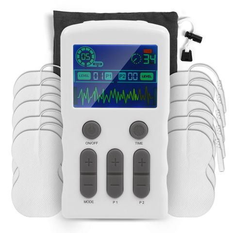Tens Unit 25 Modes 50 Intensity Electric Stimulation Massager Muscle EMS  Therapy Body Pain Relief Tool Health Care Machine