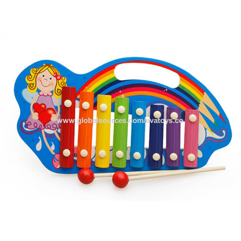 Xylophone pour enfants, jouets d'instruments en bois pour bébés