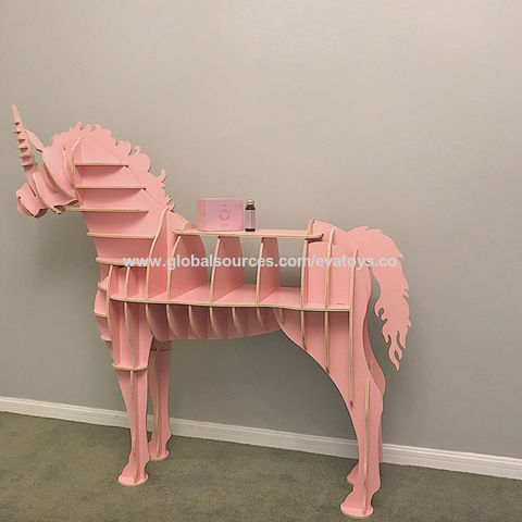 Estantería infantil con forma de unicornio rosa comprar AQUÍ