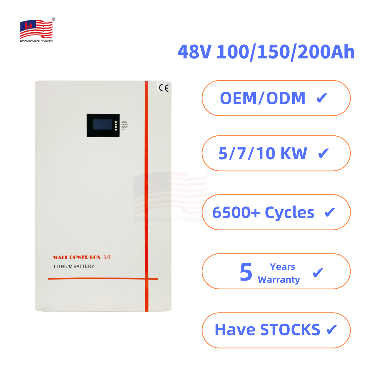 Buy Wholesale China 48v Lithium Ion Battery 5kwh 7kwh 10kwh 48v 50ah ...