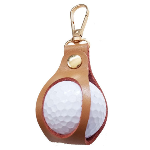 Portable Golf Ball Pouch with Embossed Brand Logo and Tee Holder - China  Golf Ball Pouch and Golf Ball Cover price