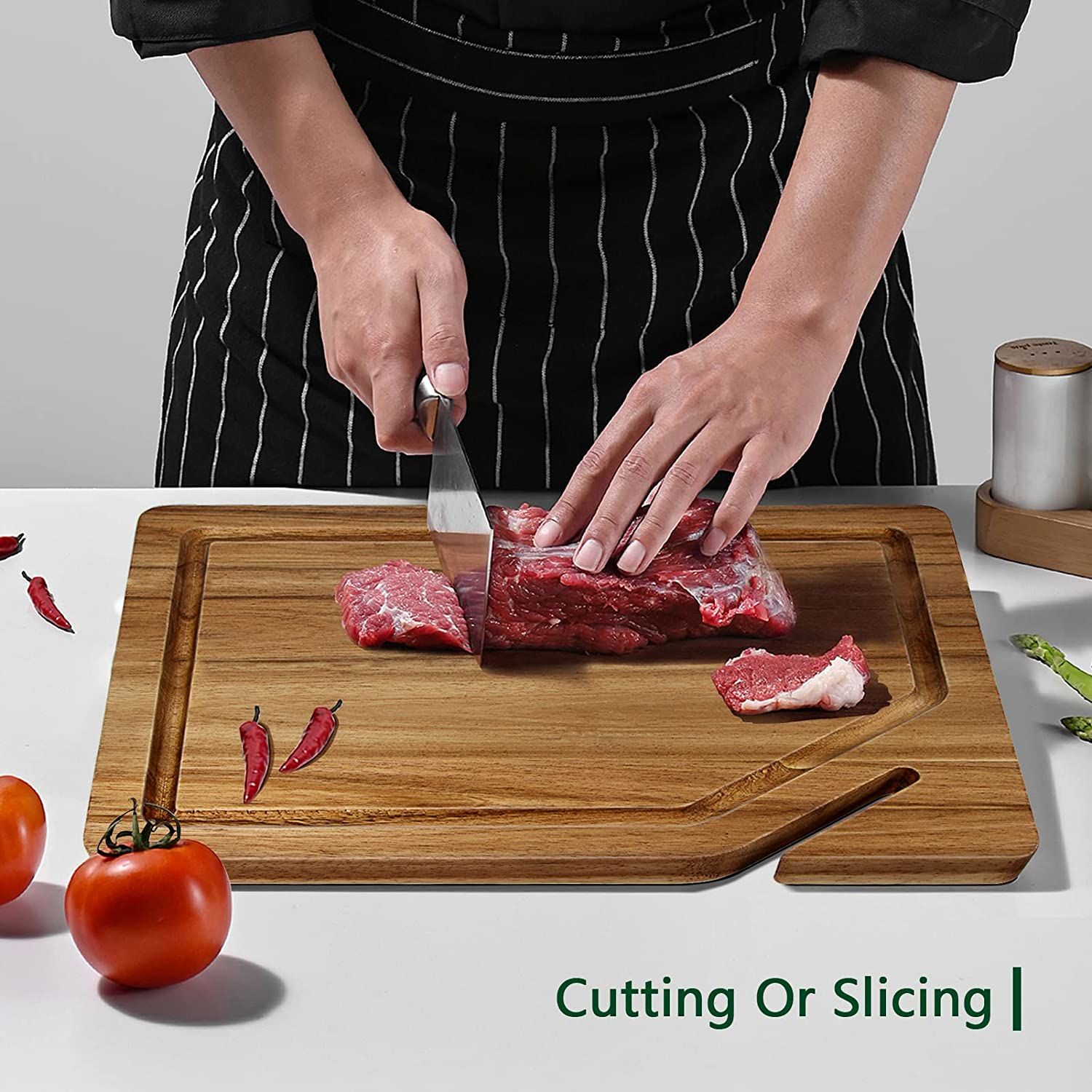 Buy Wholesale China Oem Cutting Board With Phone Stand Organic Acacia