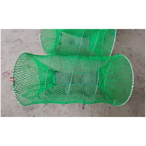 Wholesale High Quality Green Woven Knotless Net Foldable Fish Cage Crab  Trap - China Wholesale Foldable Fish Cage $5 from Weihai Saifeide Plastic  And Chemical Industry Co.,Ltd