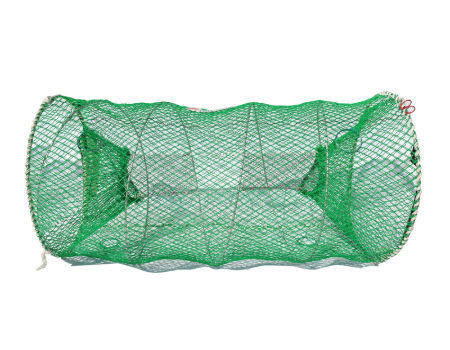 Wholesale High Quality Green Woven Knotless Net Foldable Fish Cage Crab Trap  - China Wholesale Foldable Fish Cage $5 from Weihai Saifeide Plastic And  Chemical Industry Co.,Ltd