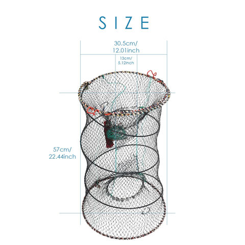 Buy Standard Quality China Wholesale Factory Wholesale Durable Fishing Nets  Portable Folded Safe Fish Catching Small Automatic Crab Trap $1 Direct from  Factory at Weihai Saifeide Plastic And Chemical Industry Co.,Ltd