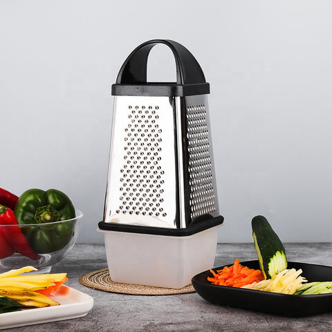 Buy Wholesale China High Quality Stainless Steel Four-side Box Grater Multi  Function Manual Cheese Hand Cheese Grater & Grater at USD 1.1