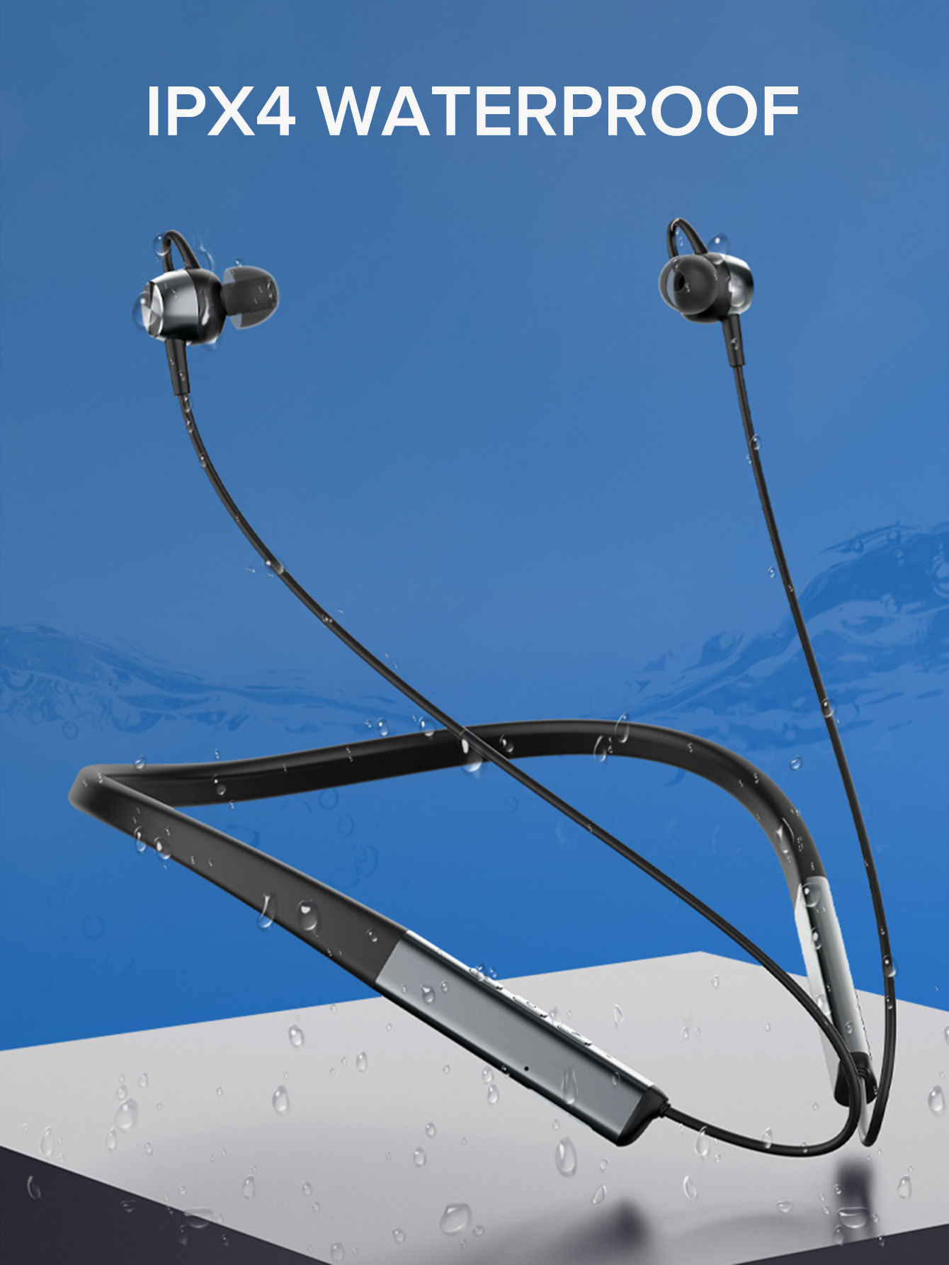 Compre Auricular Con Cable Metálico Con Micrófono Para Auriculares Móviles, Auriculares  Inalámbricos Con Bluetooth y Auriculares Inalambrico Auriculares Bluetooth  Neckband de China por 5.3 USD