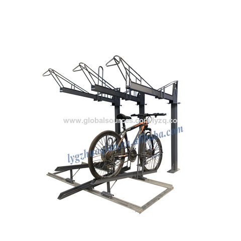 Double Decker Cycle Racks Direct Outdoor Steel Bike Parking Rack