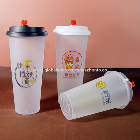 Jxing Lines Series PP Disposable Clear Plastic Cups - China