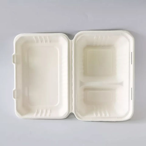 Buy Wholesale China Disposable Bagasse Boxes 6.5x6.5 Inch Europe