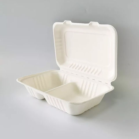 Buy Wholesale China Disposable Bagasse Boxes 6.5x6.5 Inch Europe