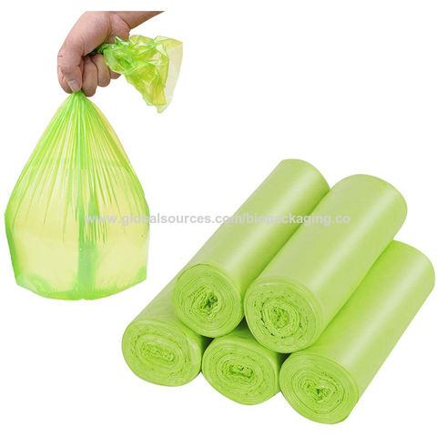Des sacs poubelle biodégradables, sac à déchets biodégradables, sac de  plastique biodégradable sac d'amidon de maïs - Chine Le PEHD sacs et sac à  ordures prix