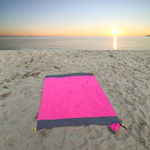 Esterilla plegable para acampar al aire libre, manta de playa de bolsillo  impermeable, colchón ligero portátil, Alfombra de Picnic, toalla de playa  de