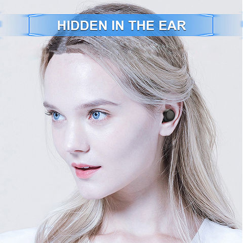Écouteurs intra-auriculaires sans fil avec résistance à l'eau IPX5, haute qualité sonore, 6 heures d'autonomie et étui de chargement élégant pour sport/réunion/voyage