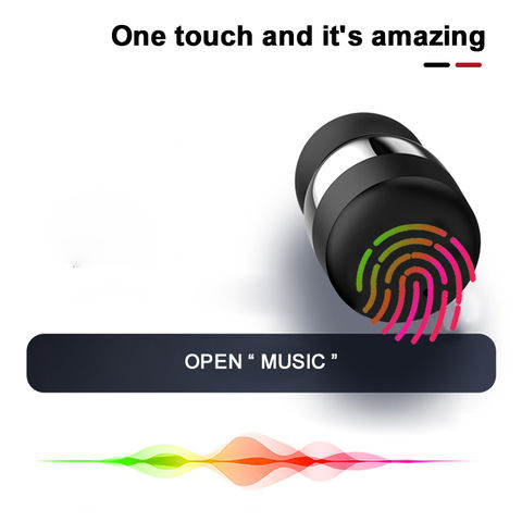 Écouteurs intra-auriculaires sans fil avec résistance à l'eau IPX5, haute qualité sonore, 6 heures d'autonomie et étui de chargement élégant pour sport/réunion/voyage