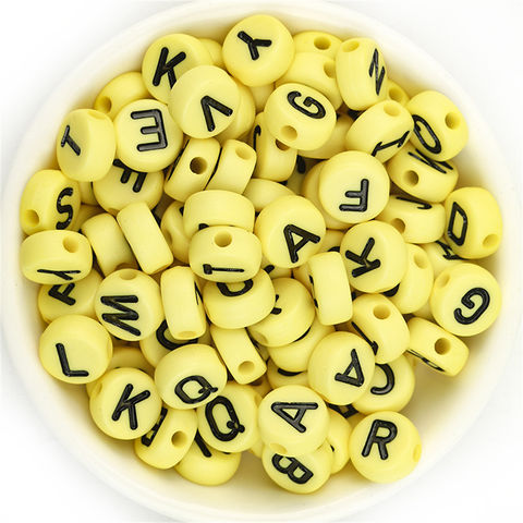 PLASTIC BEAD LETTERS 9.8 mm