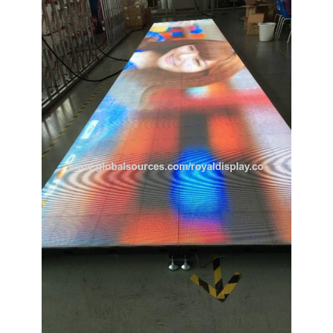 Plancher d'écran LED, Écran de sol LED interactif