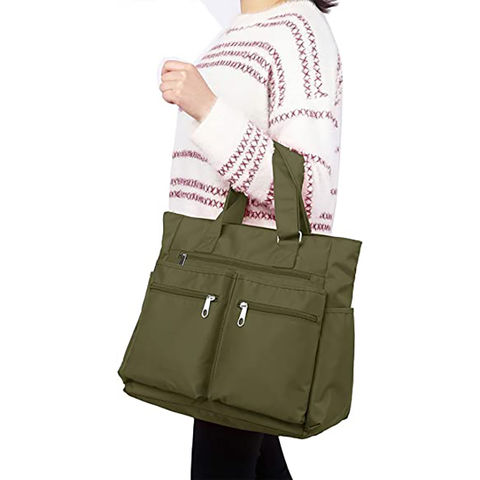 Élégant Sac De Travail Femme Fourre Tout Multipoches Sac Femme