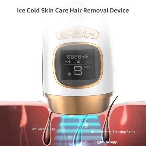 Home Use Ice Cooling Ipl Hair Removal Permanent Laser Hair Removal