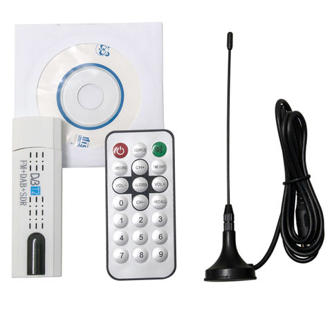 Satélite digital DVB t2 usb tv stick Sintonizador con antena Receptor de TV  remoto Universal Accesorios Electrónicos