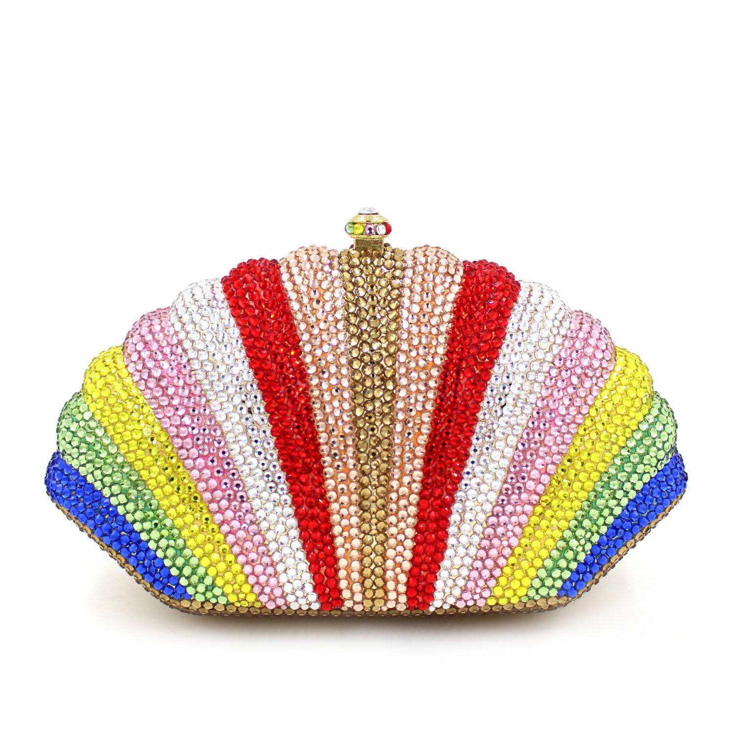 Crystal Rabbit Purse Buy Wholesale China Rainbow Colorful Rhinestone Evening Bag Women's ...