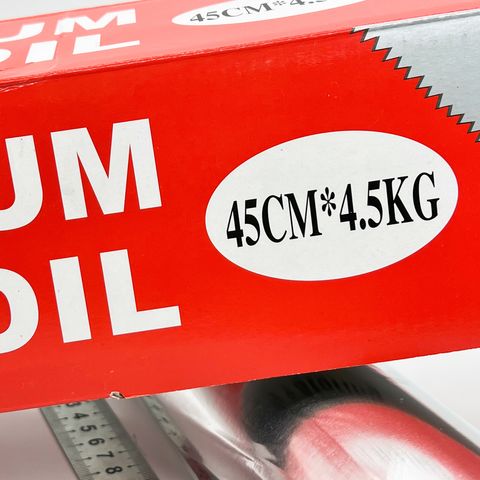 300 metros de papel de película de papel de aluminio de alta resistencia para papel de cocina BBQ