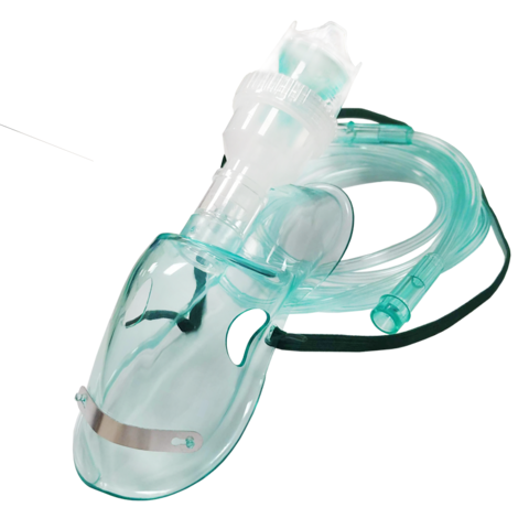 Masque de nébuliseur jetable avec tubes - tailles adultes et