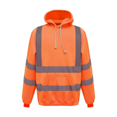 Wholesale Hot sale High Quality Blank Sweatshirt Orange Fleece