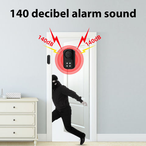 Alarme de fenêtre antivol alarme d'entrée de porte à la maison système de  sécurité intelligent à haut son pour garage à tiroirs 