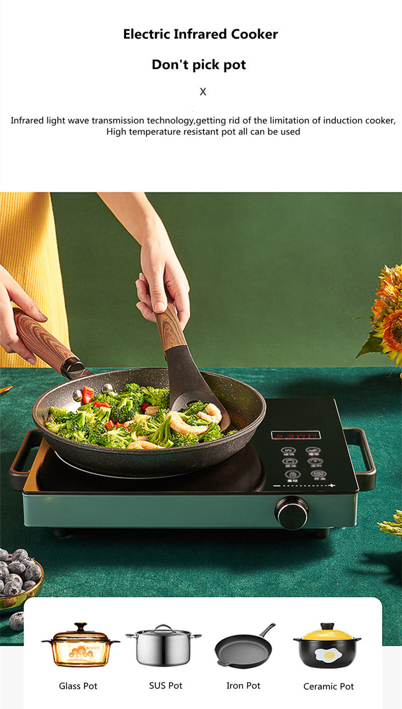 Household High-Power Stir-Fry Hot Pot Light Wave Induction Cooker - China Induction  Cooker and Electromagnetic Oven price