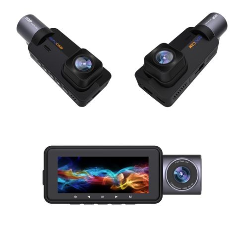Double Caméra Voiture Tableau de Bord Full HD 1080P Enregistreur