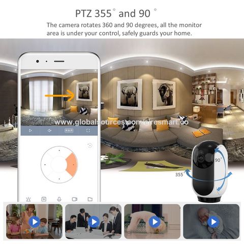 NEW Cámara IP de seguridad interiores vigilancia WiFi 5G 1080P PTZ Alexa  Google