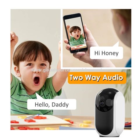 Cámara Ip 5G Wifi Monitor de bebé 1080P Interior Mini Cámara de seguridad  CCTV interior al seguimiento audio cámara e vigilancia Alexa