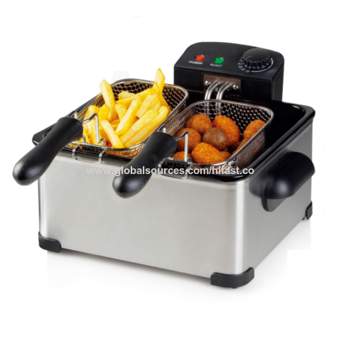 Electric Fryer with basket thermostat adjustable power 2000W