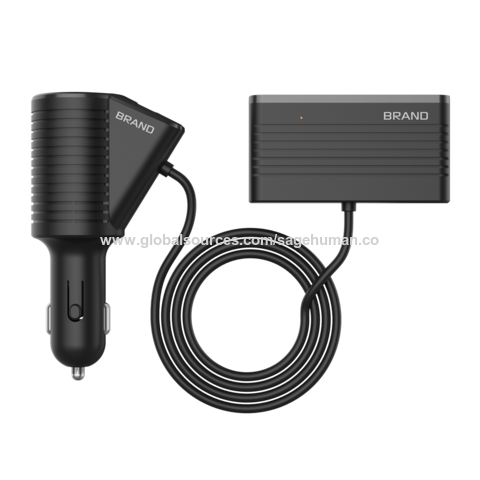 Nuevo Adaptador de Encendedor de Cigarrillos 2022 de 120W 10A, Cargador Rápido Trasero para Coche Tipo C QC3.0