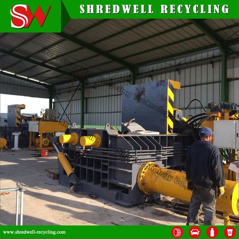 Empacadora hidráulica Shredwell, empacadoras de chatarra para venta de empacadoras de hierro