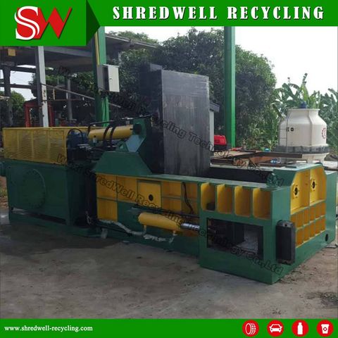 Empacadora hidráulica Shredwell, empacadoras de chatarra para venta de empacadoras de hierro