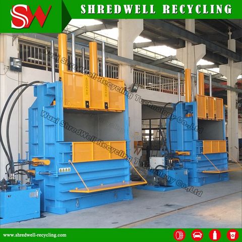Empacadora hidráulica Shredwell, empacadoras de chatarra para venta de empacadoras de hierro