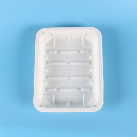 Compre Embalaje Individual Bandejas Desechables De Almidón De Maíz  Biodegradables Para Refrigerador Fruta/verdura/carne y Bandeja De Envasado  De Alimentos Desechables Biodegradables de China por 0.049 USD