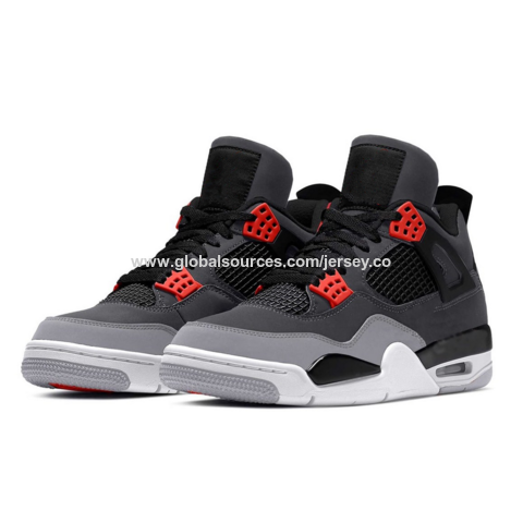 Wholesale China Cheap Air 4 Aj4 Jordan's 4s Retro Bred Black Cat Brand Men's Sneakers High Top Basketball Sports Shoes & Jordan's at USD | Global Sources