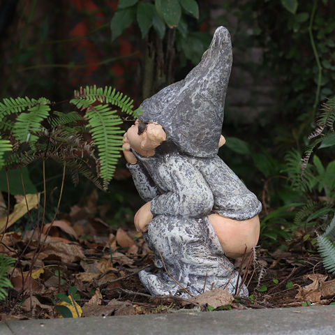Acheter Statues de lutin de jardin en résine, artisanat d'horreur