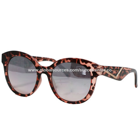Buy Wholesale China Fashionable Leopard Print Sunglasses With Acetate For  Women , Suitable For Promotion & Sunglasses at USD 2.95