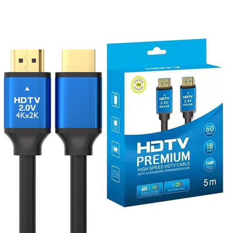 Premium High-Speed HDMI 2.0 Cable, 1m 3 ft, 4K Resolution at 60Hz